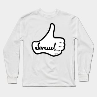 Men name Samuel Long Sleeve T-Shirt